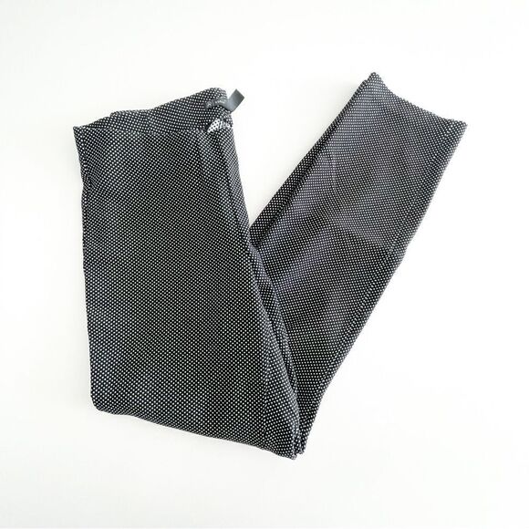 Adrianna Papell Pants Polka Dot Black White Women's 6 Pull On Trousers Stretchy - Picture 5 of 11